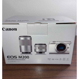 キヤノン(Canon)のCanon EOSM200WH-WZK ダブルズームキット (デジタル一眼)