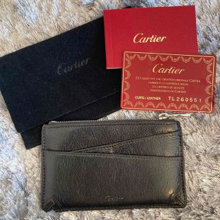 カルティエ(Cartier)のカルティエ レザー 小銭入れ 保証書付き(コインケース/小銭入れ)