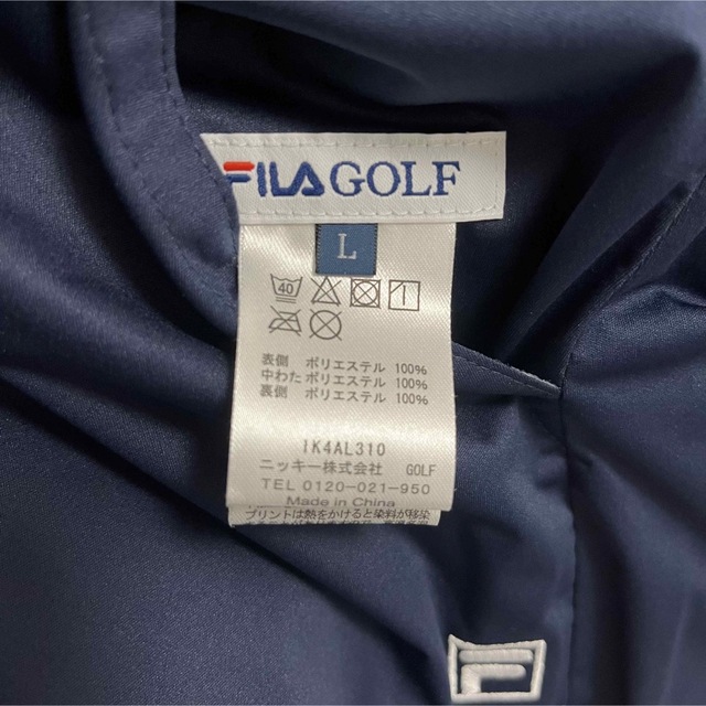 FILA(フィラ)のFILA GOLF フィラゴルフ リバーシブル中綿スカート ネイビー×白 スポーツ/アウトドアのゴルフ(ウエア)の商品写真