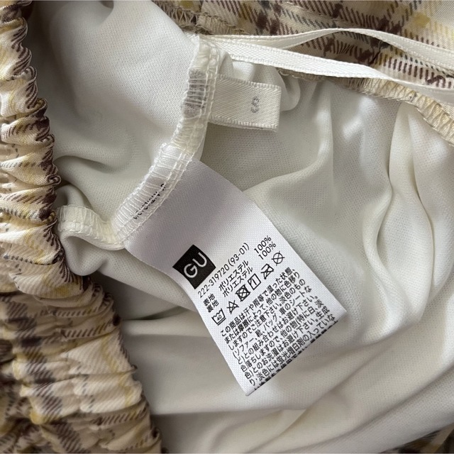 GU(ジーユー)のチェックスカート レディースのスカート(ロングスカート)の商品写真