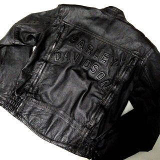 Harley Davidson - 希少 激レア ハーレーダビッドソン レザー シングル