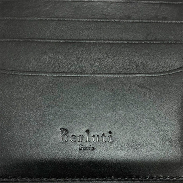 Berluti (ベルルッティ) マコレ スクリット レザー 二つ折り財布