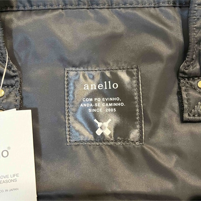 anello(アネロ)の【anello】高密度ナイロン 口金ミニリュック ブラック レディースのバッグ(リュック/バックパック)の商品写真