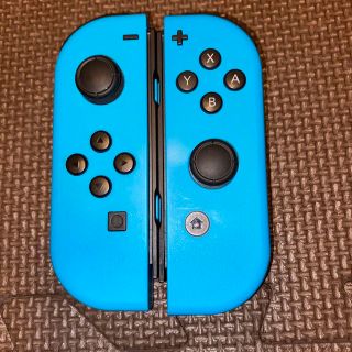 ニンテンドースイッチ(Nintendo Switch)の任天堂Switchジョイコンネオンブルー　レア(家庭用ゲーム機本体)