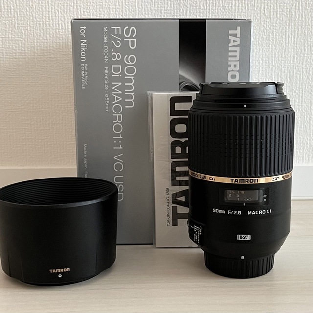 美品 TAMRON SP 90mm F2.8MACRO VC USD ニコン用 ファッションの ...