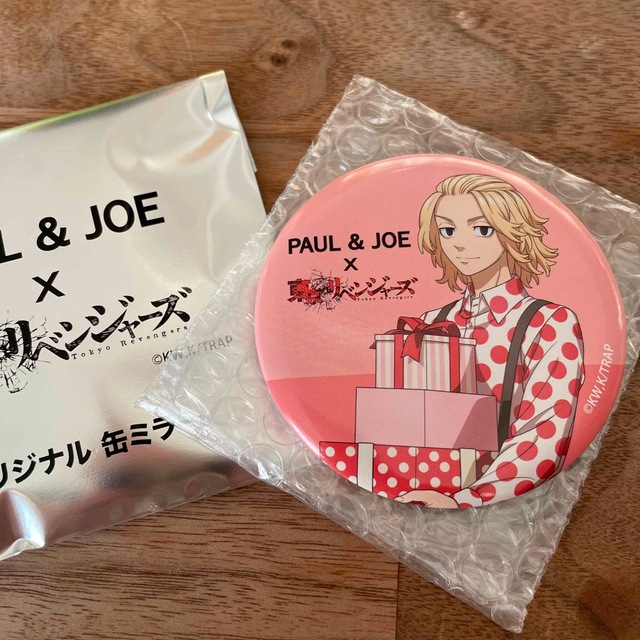 PAUL & JOE(ポールアンドジョー)の東京リベンジャーズ　缶ミラー エンタメ/ホビーのおもちゃ/ぬいぐるみ(キャラクターグッズ)の商品写真