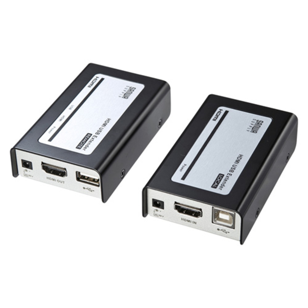 サンワサプライ VGA-EXHDU HDMI+USB2.0 送信機/受信機セット