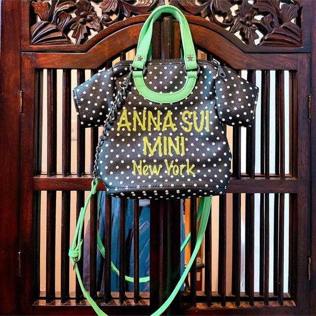 ANNA SUI mini(アナスイミニ)のアナスイ ミニ ANNA SUI MINI ショルダーバッグ ドット 水玉 キッズ/ベビー/マタニティのこども用バッグ(その他)の商品写真