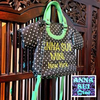 アナスイミニ(ANNA SUI mini)のアナスイ ミニ ANNA SUI MINI ショルダーバッグ ドット 水玉(その他)