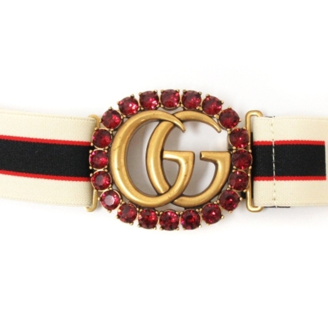 男女兼用 Gucci - グッチ エラスティック ベルト ジャガード