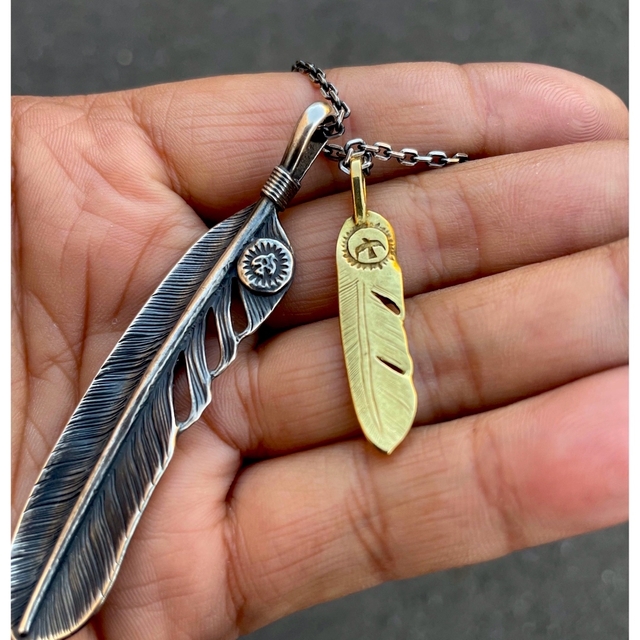 goro's - goros ゴローズ K18 全金フェザー 中サイズの通販 by goro's - goros ゴローズ K18 全金フェザー 中サイズの通販 by
