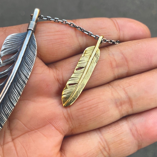 goro's - goros ゴローズ K18 全金フェザー 中サイズの通販 by goro's - goros ゴローズ K18 全金フェザー 中サイズの通販 by
