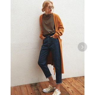 マウジー(moussy)のmoussy センタータック デニム♡25インチ(デニム/ジーンズ)