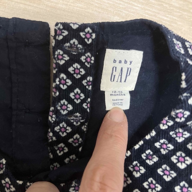 babyGAP(ベビーギャップ)のbaby gap コーデュロイワンピース キッズ/ベビー/マタニティのベビー服(~85cm)(ワンピース)の商品写真