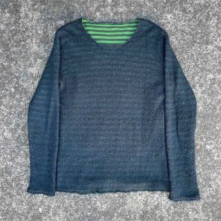 00’s Vintage アーカイブ モヘア ニット y2k パンク グランジ