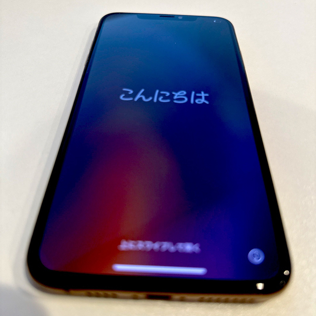 iPhone(アイフォーン)のiPhone xsmax 256GB SIMフリー ゴールド 保護フィルム付き スマホ/家電/カメラのスマートフォン/携帯電話(スマートフォン本体)の商品写真