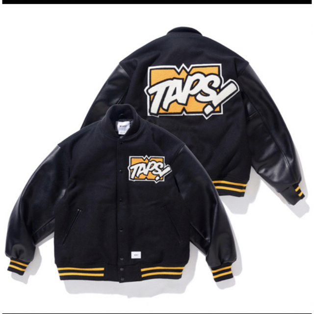 WTAPS VARSITY JACKET BLACK