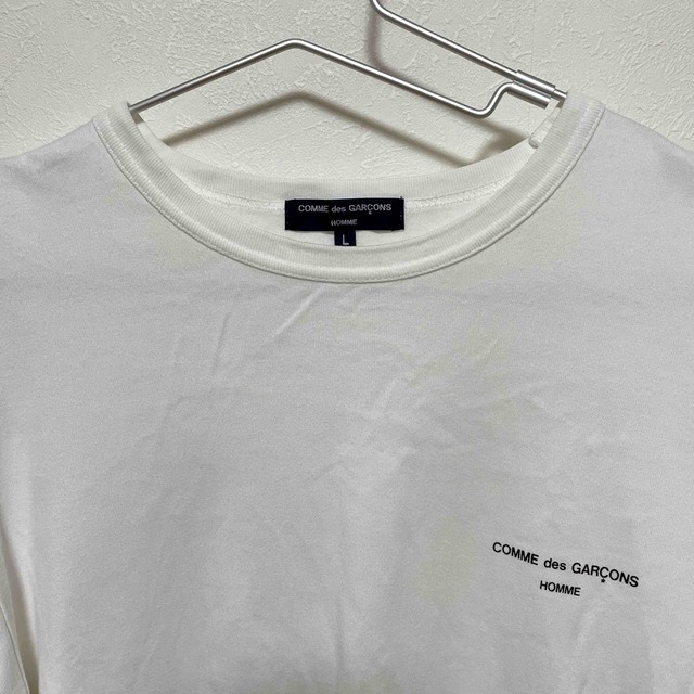 COMME des GARCONS(コムデギャルソン)のkob様専用【激安】コムデギャルソン・オム　Ｔシャツ　白　L メンズのトップス(Tシャツ/カットソー(半袖/袖なし))の商品写真