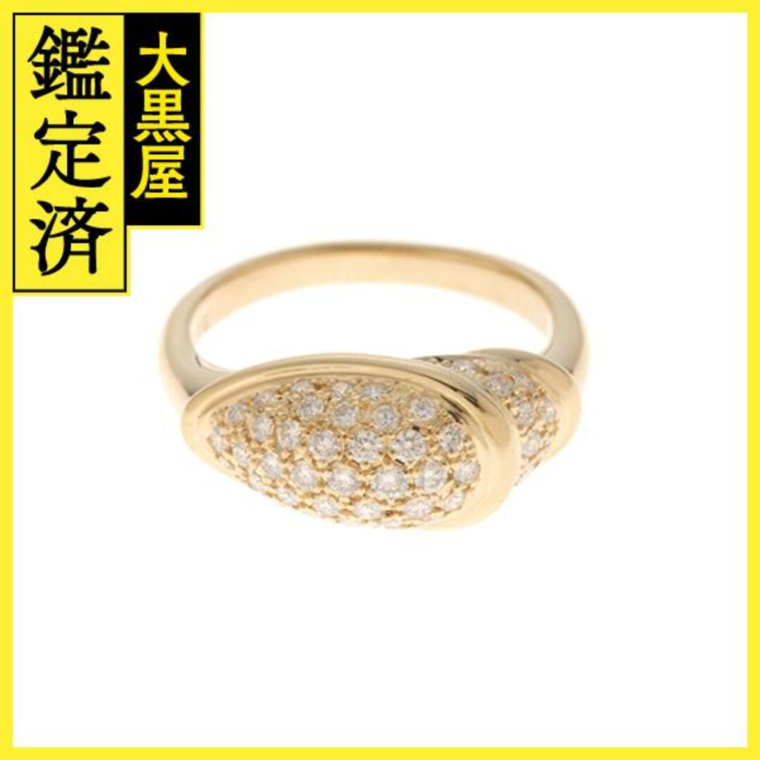 品質のいい ダイヤモンド 和光 リング #12【434】 D0.47ct K18YG リング(指輪)