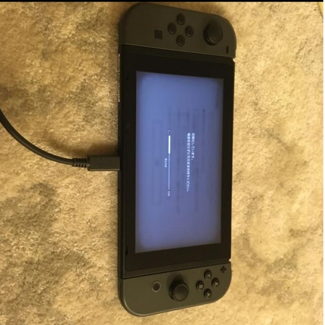 Nintendo Switch(ニンテンドースイッチ)のfさん専用　Nintendo Switch　グレー エンタメ/ホビーのゲームソフト/ゲーム機本体(家庭用ゲーム機本体)の商品写真