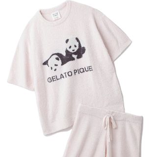 ジェラートピケ(gelato pique)のジェラートピケ　パンダジャガードプルオーバー＆ショートパンツセット(ルームウェア)