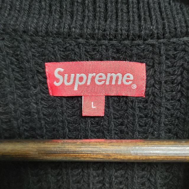 Lサイズ supreme Plaid Front Zip Sweater - ニット/セーター