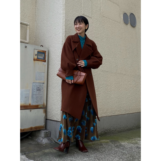 Ameri VINTAGE(アメリヴィンテージ)のTRENCH LIKE MIDI COAT レディースのスカート(ひざ丈スカート)の商品写真