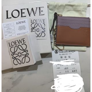 LOEWE 新作 スクエア コインカードホルダー チェーン 財布・小物