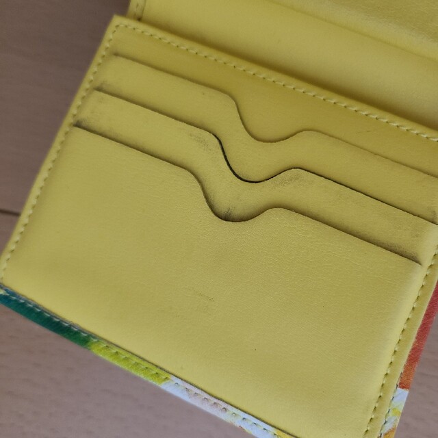 ジウディ　財布　イエロー　二つ折り レディースのファッション小物(財布)の商品写真