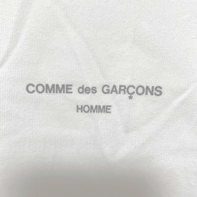 COMME des GARCONS(コムデギャルソン)のbaguio様専用　コムデギャルソン・オム　Ｔシャツ　白　Lサイズ メンズのトップス(Tシャツ/カットソー(半袖/袖なし))の商品写真