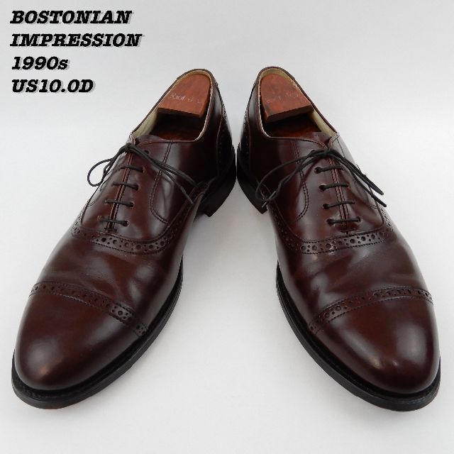 BOSTONIAN IMPRESSION Cap Toe Shoes 10.0D