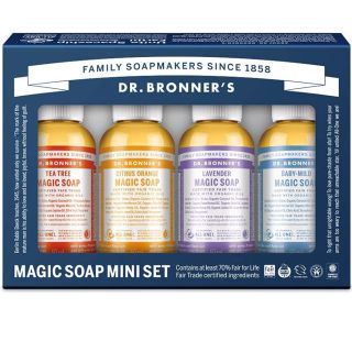 ドクターブロナー(Dr.Bronner)のDr. Bronner’s Magic soap mini set(ボディソープ/石鹸)