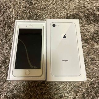 アップル(Apple)の《値下げ 最終》iphone8  64GB  ガラス画面 傷あり(スマートフォン本体)