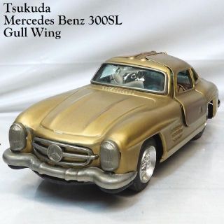 BANDAI - バンダイ メルセデスベンツ300SLリペイント金リモコン欠tin