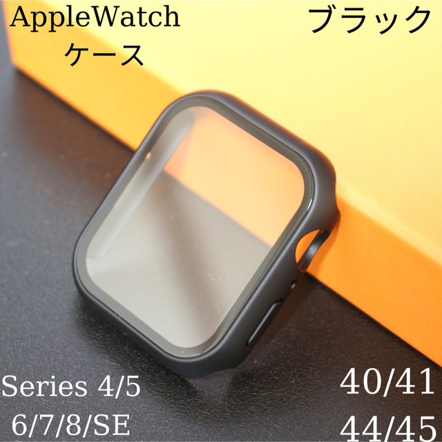 Apple Watch(アップルウォッチ)のApple Watch 4 5 6 Se ベルト バンド 44 ケース ブラック メンズの時計(ラバーベルト)の商品写真