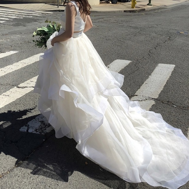 大人気幻のドレス】David´s Bridal セパレートドレス-