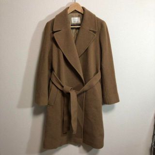 INED イネド シングル トレンチコート ラップ ブラウン 茶 9 S 腰紐