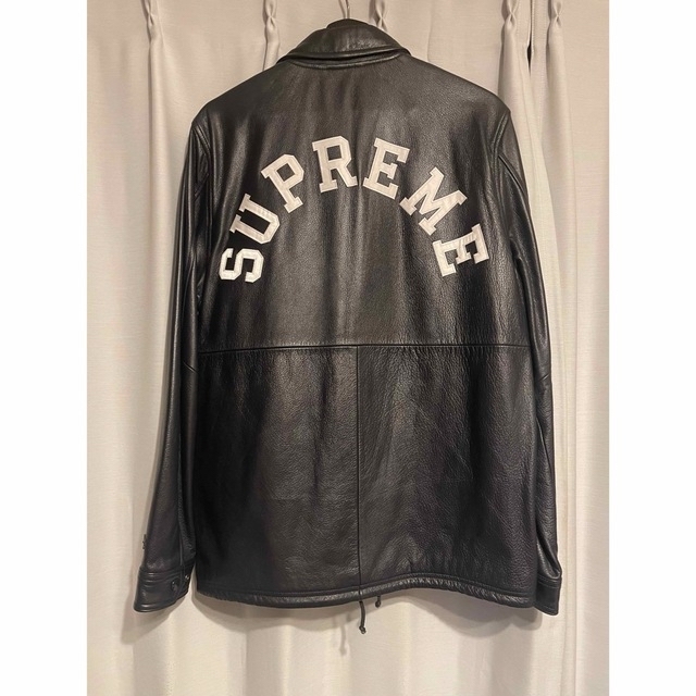 半額SALE/ Supreme - Supreme レザージャケット Champion Jacket