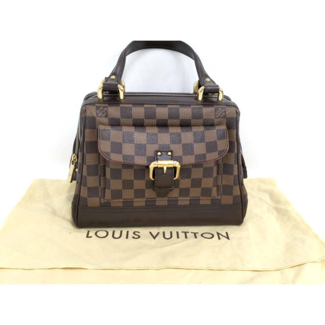 LOUIS VUITTON◇ナイツブリッジ_ダミエ・エベヌ_BRW/PVC/BRW-