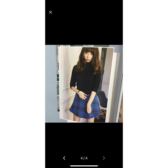 SNIDEL(スナイデル)の👚snidel：美品 ウールチェックスカート レディースのスカート(ひざ丈スカート)の商品写真