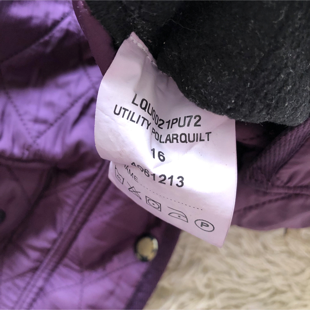 Barbour バブアー キルティングジャケット パープル solov.com.br