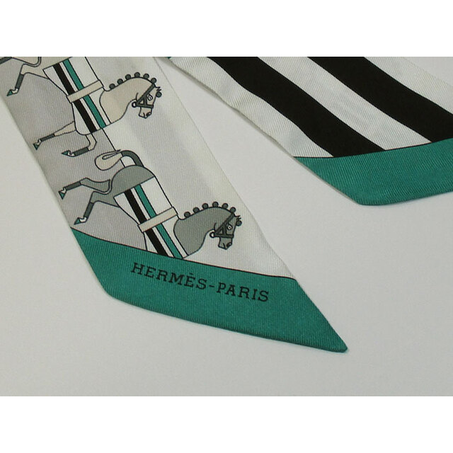 Hermes - HERMES ツイリー リボンスカーフ ROCABAR ロカバール シルク