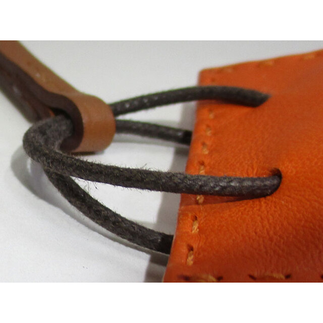 HERMES サック オランジュ バッグチャーム ショッパーバッグ フー - 5