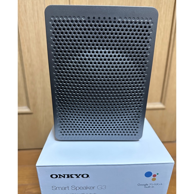 ONKYO(オンキヨー)のGoogle speaker スピーカー 高音質 ONKYO VC-GX30 スマホ/家電/カメラのオーディオ機器(スピーカー)の商品写真