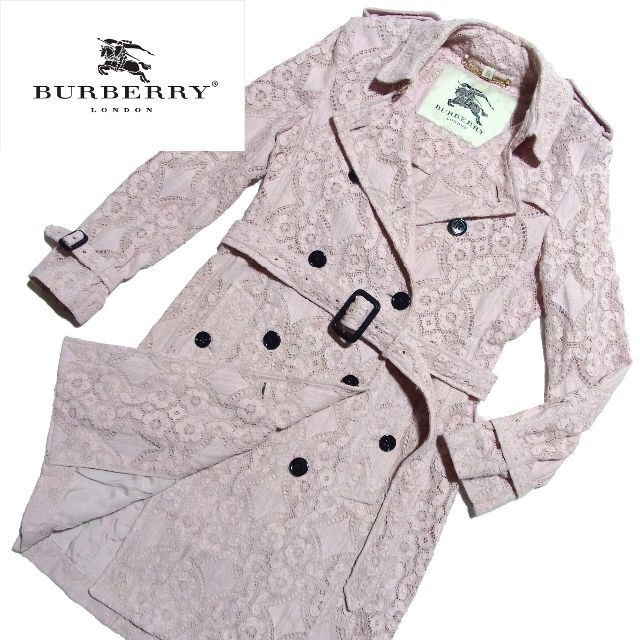 BURBERRY(バーバリー)のBURBERRY LONDON バーバリー ロンドン 総レース トレンチコート レディースのジャケット/アウター(トレンチコート)の商品写真