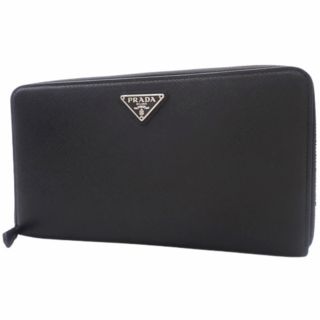 プラダ(PRADA)のプラダ　長財布　SAFFIANO TRIANG NERO 1 1ML188(長財布)