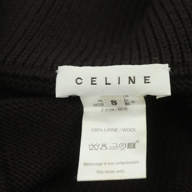 celine(セリーヌ)のセリーヌ トリオンフ ウール ハーフジップ 長袖 ニット プルオーバー セーター レディースのトップス(ニット/セーター)の商品写真