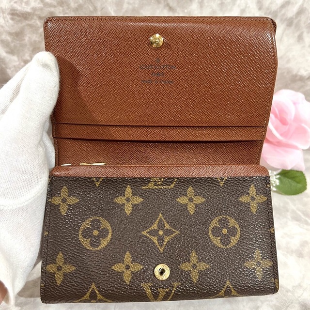 LOUIS VUITTON(ルイヴィトン)のルイヴィトン ポルトモネ ビエ トレゾール モノグラム コンパクトウォレット 4 レディースのファッション小物(財布)の商品写真