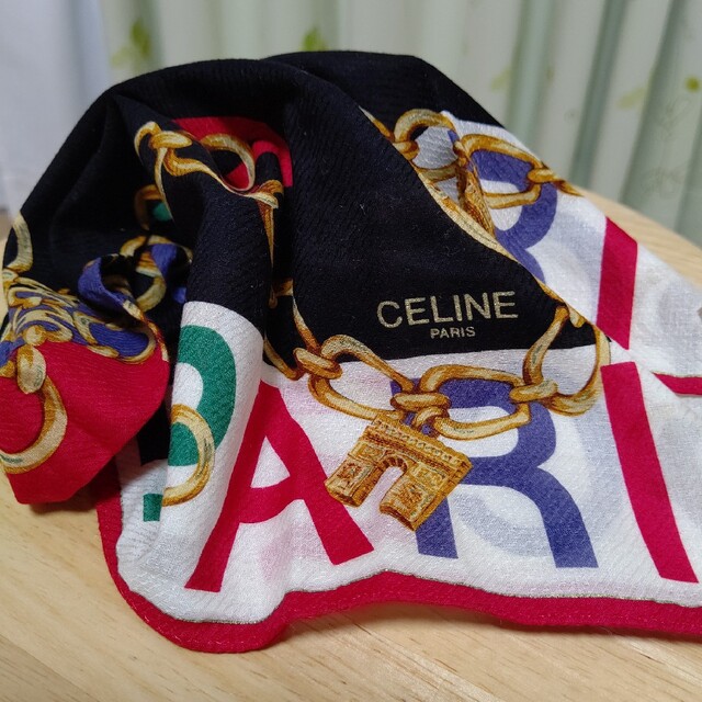 celine(セリーヌ)のスカーフ ハンドメイドのファッション小物(スカーフ)の商品写真