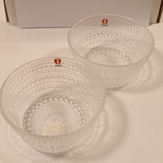 イッタラ(iittala)のIITTALA　ペアガラス小鉢(食器)